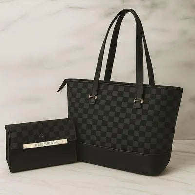 Stylish Printed Rexine Tote Bag -