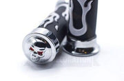 Universal Motorcycle Handlebar Grips 7/8? – Skull Head Flame Rubber