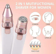 2 In 1 Battery Operated Eyebrow Trimmer For Ladies