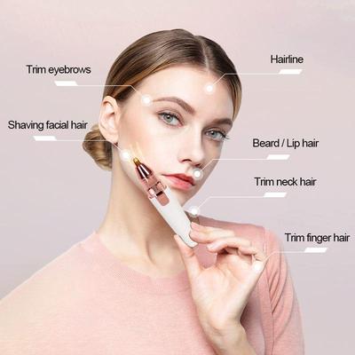 2 In 1 Battery Operated Eyebrow Trimmer For Ladies