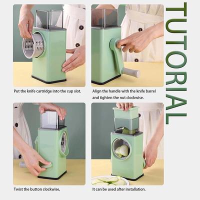 Rotatory Vegetable Cutter - 1 Pc Easy-to-Use Kitchen Essential for Food Preparation