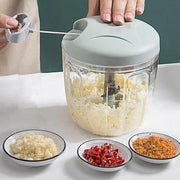 1 Pc Manual Food Chopper - Easy To Clean And Maintain Kitchen Essential