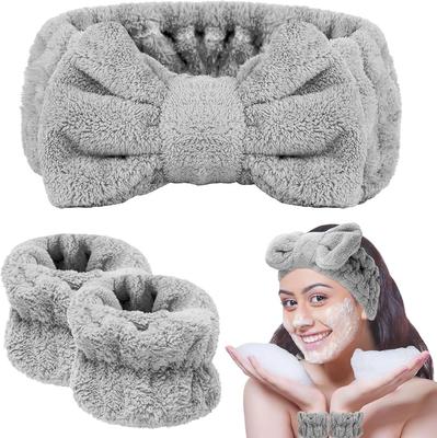 3 in 1 Makeup Accessories Deals - Pack of 3 Facial Bands in Pink & Grey