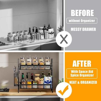 96 Pcs Multi-Functional Stainless Steel Bathroom Organizer