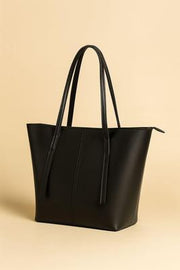 Girl's Rexine Plain Tote Bag