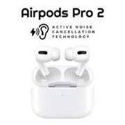 White Airpods with Active Noise Cancellation - 2 Pcs with Long-Lasting Battery & Fast Charge