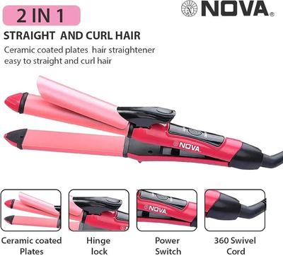 Frizz Free Hair Curler & Straightener