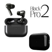 AirPods Pro 2 Black with Buzzer Lanyard & Extra Rubber – High Quality