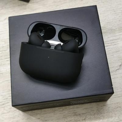 AirPods Pro 2 Black with Buzzer Lanyard & Extra Rubber – High Quality