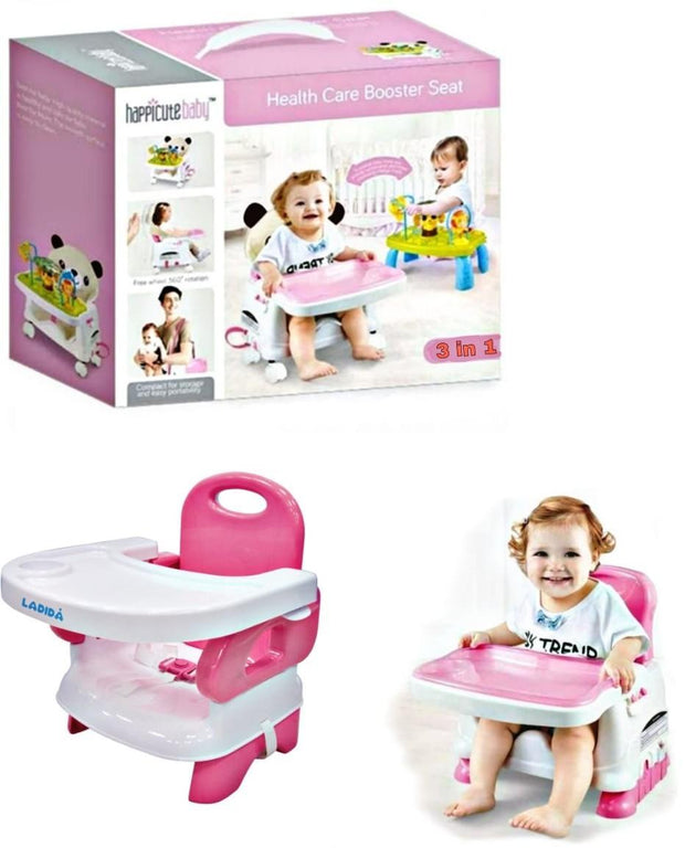 Comfortable Plastic Healthcare Booster Seat - Versatile Pink & Blue Options