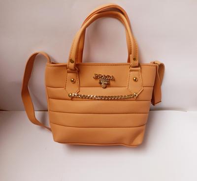 Women's PU Leather Plain Hand Bag 700