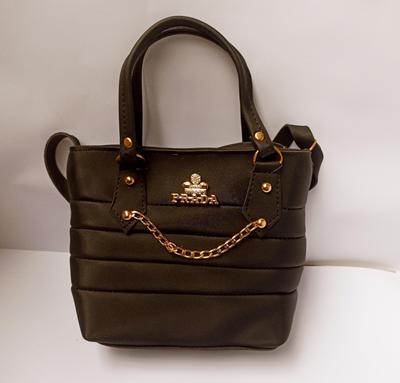 Women's PU Leather Plain Hand Bag 700