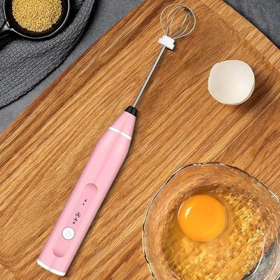 Compact Pink Coffee Beater - 1 Pc Durable Kitchen Essential