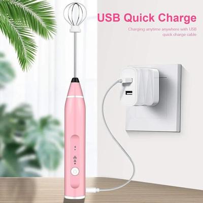 Compact Pink Coffee Beater - 1 Pc Durable Kitchen Essential