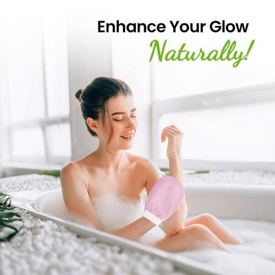 Exfoliating gloves Massage Mitt Back Scrubber Dead Skin Remover Moroccan Exfoliating Gloves 2 pcs