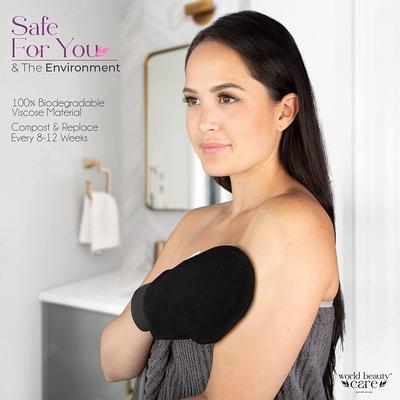 Exfoliating gloves Massage Mitt Back Scrubber Dead Skin Remover Moroccan Exfoliating Gloves 2 pcs