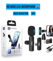 K8 Wireless 3 in 1 Noise Reduction Microphone Rs. 1,724.00 1,880.00 -9%