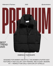 Cropped Padded Gilet Jacket