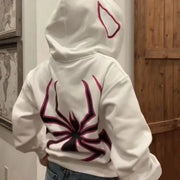 MI'TESORO Spiderman Zipper Hoodie Unisex