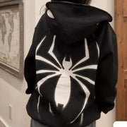 MI'TESORO Spiderman Zipper Hoodie Unisex